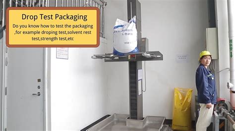 packaging sack drop test